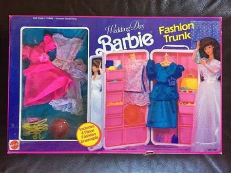 1991 Wedding Day Barbie Midge Featured On Box Fashion Trunk Carry