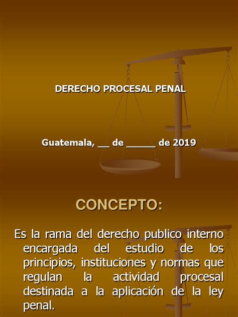 Fases Del Proceso Penal Guatemalteco Procedimiento Criminal Fiscal