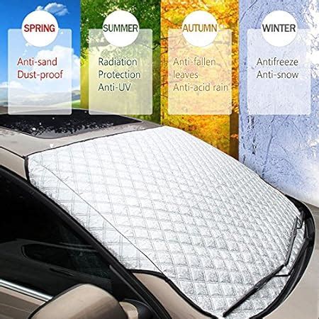 Smaluck Car Windscreen Cover Sunshades Car Windshield Cover Sun Shade Uv Protective Front