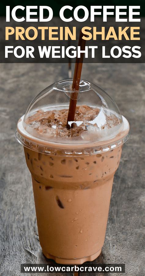 Healthy Iced Coffee Iced Coffee Protein Shake Recipe Protein Shake Recipes Protein Drinks