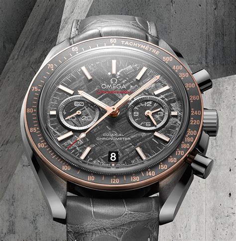 Omega Speedmaster Grey Side Of The Moon Meteorite Watch Ablogtowatch