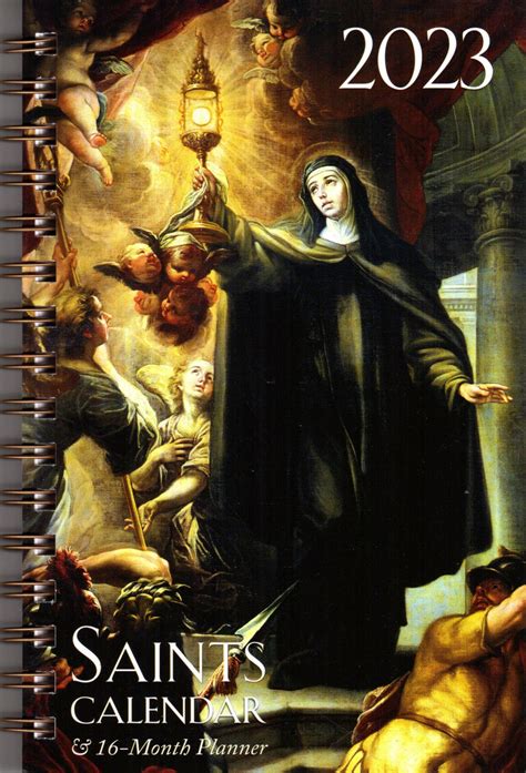 Saints Calendar And 16 Month Planner 2023 Cardinal Newman Faith