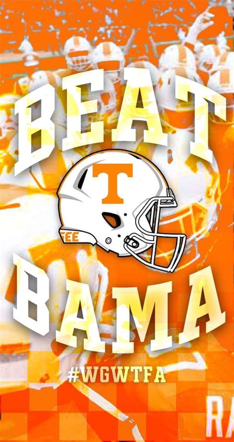 Beat Bama Credit Cfieldsvfl On Twitter Tennessee Volunteers Tn Vols Football Go Vols