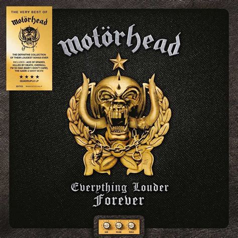 Motorhead Everything Louder Forever Very Best Of 4 Vinyl Lp