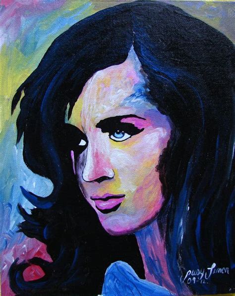 Katy Perry Painting Portrait Pop Art Modern Retratos Pintura Art Pop