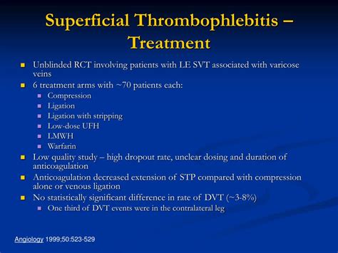 Superficial Venous Thrombosis