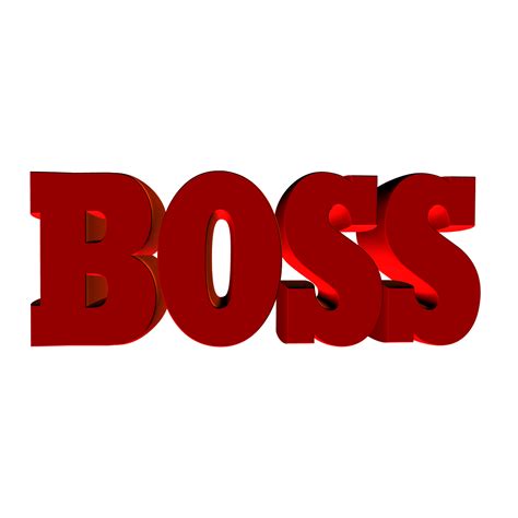 Boss Lettering Employer · Free Image On Pixabay