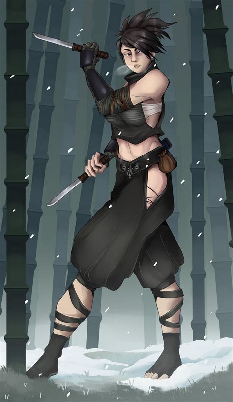 Artstation Tenchu Fanart Ayame