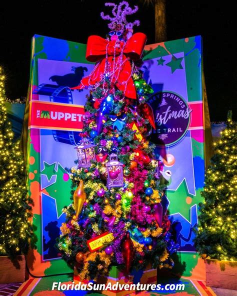 Muppets Christmas Tree At Disney Springs Disney Springs Disney World