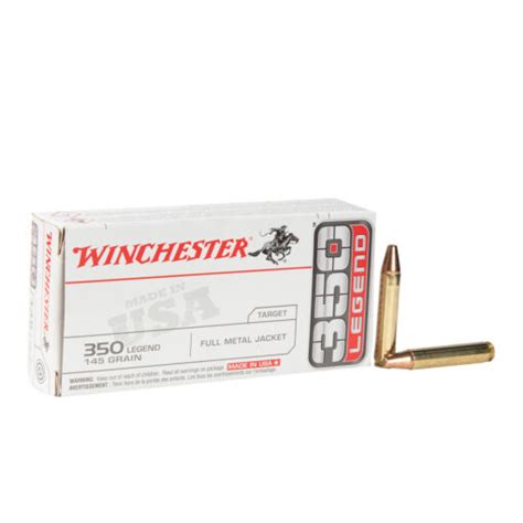 Winchester Usa 350 Legend 145gr Fmj Rifle Ammo 20 Rounds For Sale