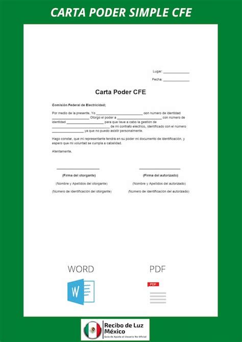 Result Images Of Ejemplo Carta Poder Simple Cfe PNG Image Collection The Best Porn Website