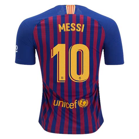 Nike Barcelona 2019 Vapor Match Messi Home Jersey Soccer Plus