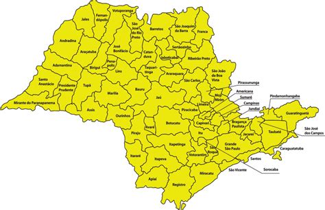 Mapa do Interior de São Paulo Brazil Map Cidades Do Interior John Piper Vikings Abc Tatoos