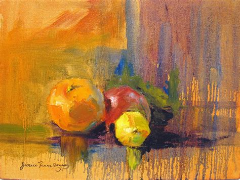 Abstract Still Life Oil Painting Print Fruit Giclee Print Etsy