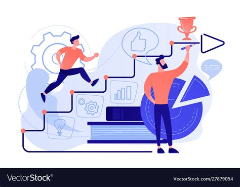 Business Coaching Concept Royalty Free Vector Image