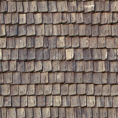 Wood Shingle Roof Texture Seamless 03802