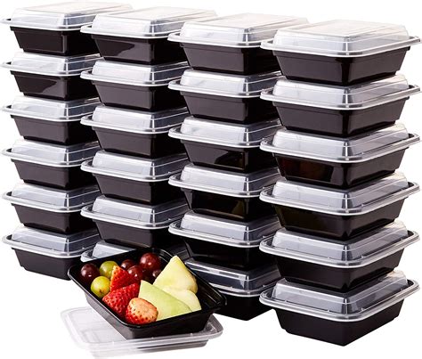 Clear Plastic Quality Containers Tubs With Lids Microwave Food Safe