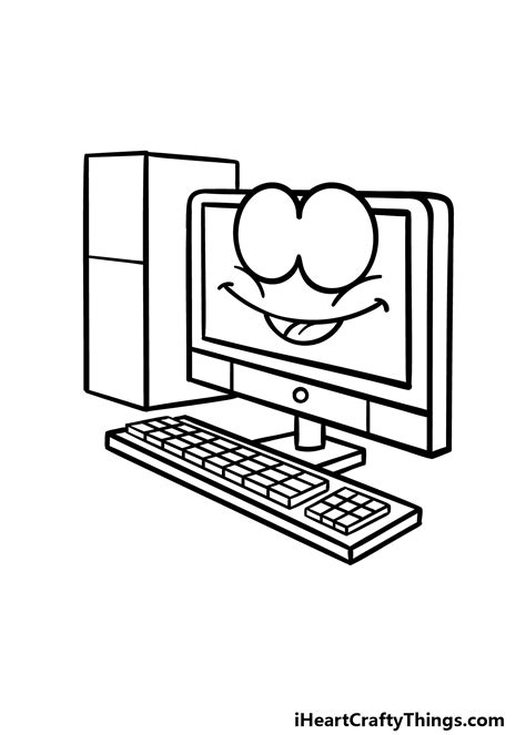 Cartoon Computer Screen