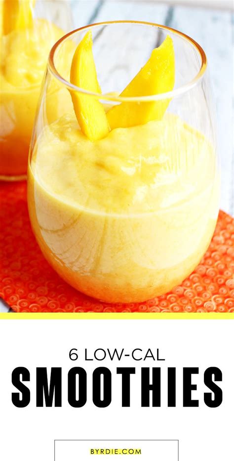 Use fresh or frozen fruit (or a combo of both) if you use fresh, you will need to add about 1/2 cup of ice.) ripe bananas work best. 20 Best Low Calorie Smoothies Under 100 Calories - Best ...