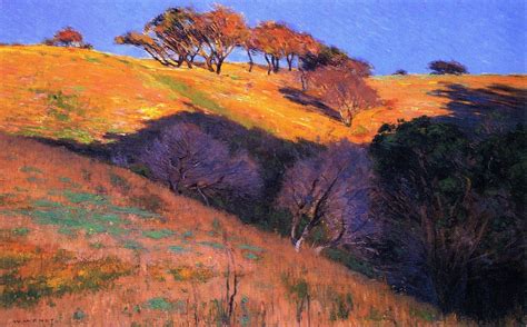 William Wendt Landscape Artist Watercolor Landscape Abstract