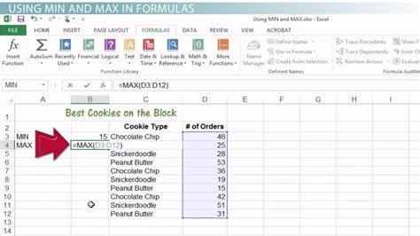 Min Max Average Functions In Excel Tutorial 2 Youtube Riset