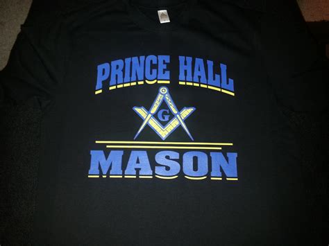 Masonic Prince Hall Mason Black T Shirt On Storenvy