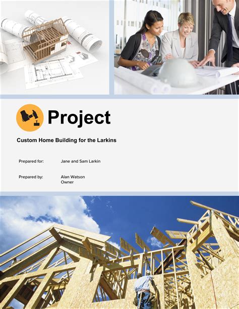 Custom Home Building Proposal 5 Steps