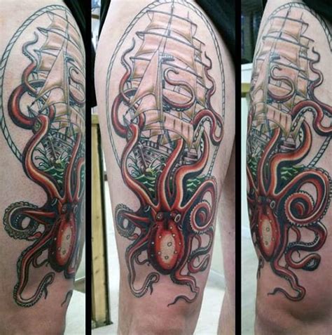 60 Octopus Tattoo Designs For Men Sea Monster Tentacles