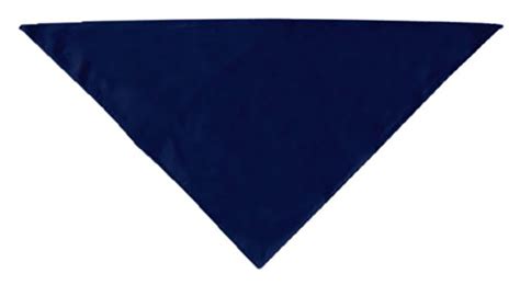Plain Bandana Navy Blue Large