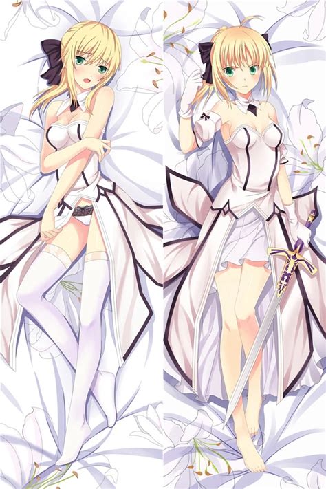 Fate Stay Night Saber Hugging Body Pillow Case Japanese Anime Pillow