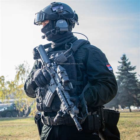 Serbian Saj Operator Special Forces Military Units Serbian