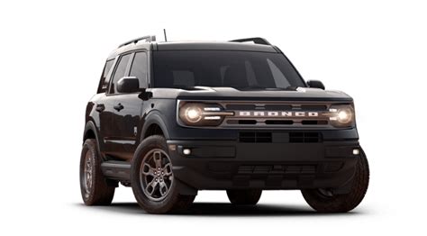 2021 Ford Bronco Sport Big Bend Shadow Black 15l Ecoboost® Engine