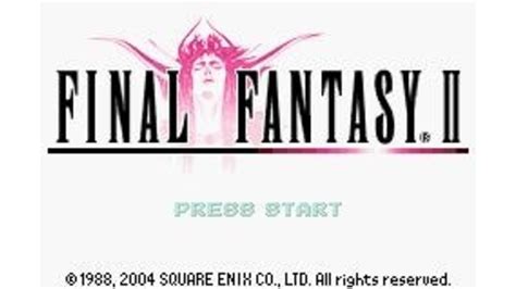 Final Fantasy I And Ii Dawn Of Souls Game Boy Advance