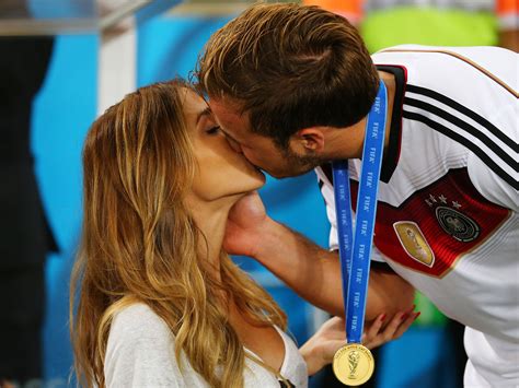 Mario Gotzes Girlfriend Ann Katherin Brommel The Happiest Wag Ot The World Cup The