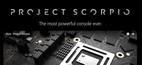 Project Scorpio A New Console To Enhance Xbox And 1080p Tv