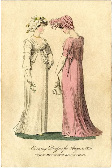 Regency Fashion Plate Jane Austen Esque Regency Fashion Fashion