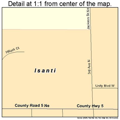 Isanti Minnesota Street Map 2731328