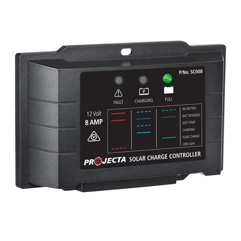 Projecta Sc008 Solar Regulator Controller Panel Battery Charger 12 Volt