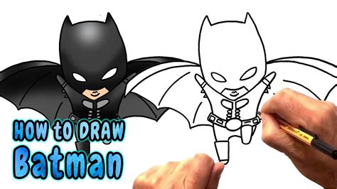 How To Draw Chibi Batman Narrated Youtube