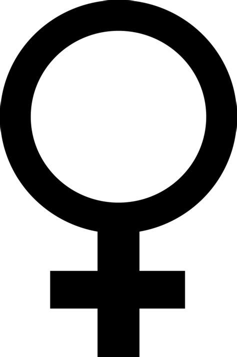 Gender Symbol Female Sign Venus Symbol Png Download 598900 Free