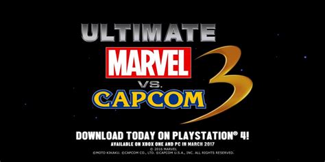 Ultimate Marvel Vs Capcom 3 Launches On Xbox One And Steam 7th March
