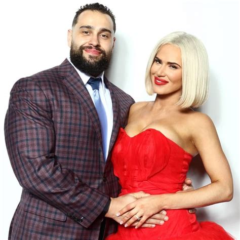 Wwe Superstars Alexander Rusev Miroslav Barnyashev With His Wife