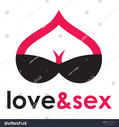 Sex Shop Logo Breast Vetor Stock Livre De Direitos