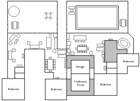 Big Brother House Floor Plans Floor Plan Layout