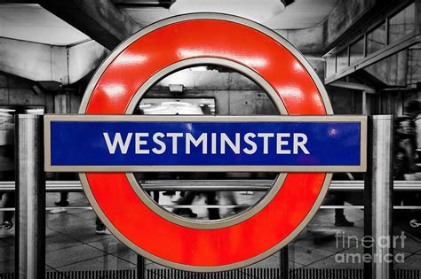 After the opening the system was copied in many other cities, for example new york and madrid. London Underground Sign Of Westminster Station Photograph ...