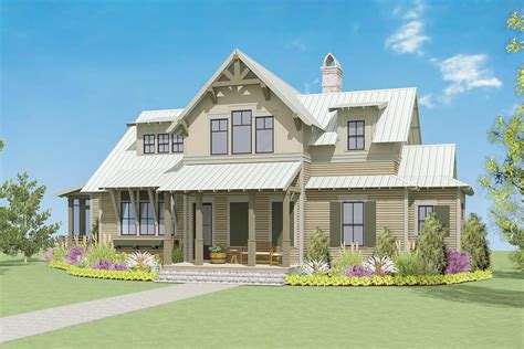 Exclusive Craftsman Farmhouse Home Plan With Porches Galore 130008lls
