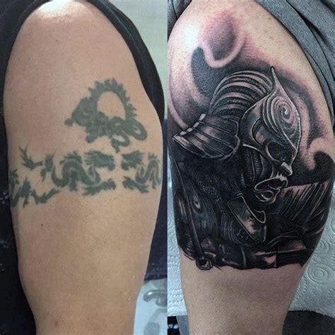 60 Tattoo Cover Up Ideas For Men - Before And After Designs
