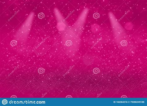 Pink Cute Bright Glitter Lights Defocused Stage Spotlights Bokeh