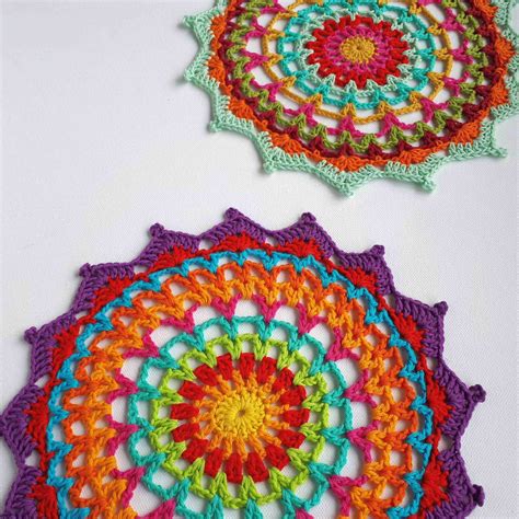 Summer Mandala Free Crochet Pattern Annie Design Crochet