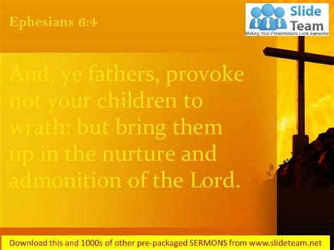 0514 Ephesians 64 Fathers Do Not Exasperate Your Children Power Point